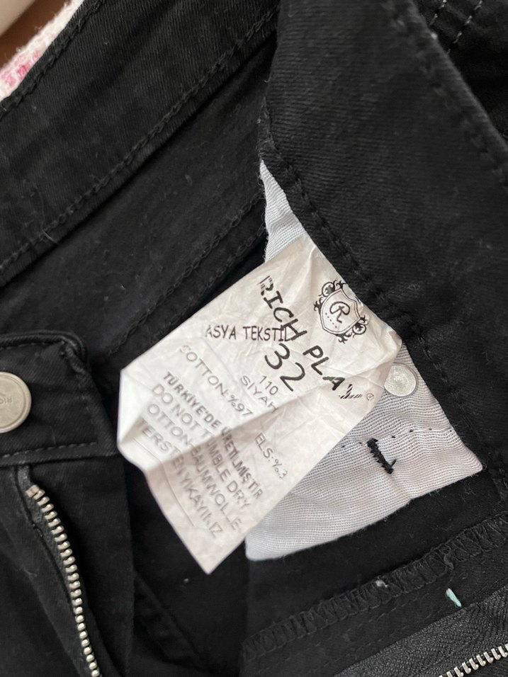 Siyah Kadın Regular Fit Street Wear Jean - Görsel 5