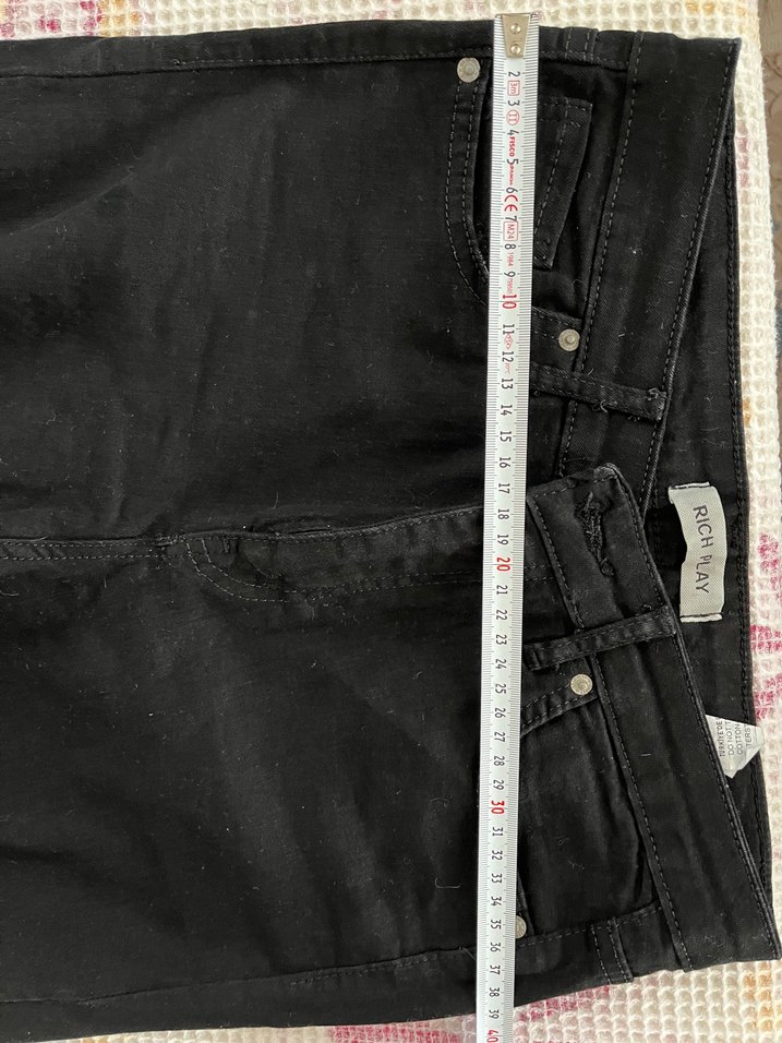 Siyah Kadın Regular Fit Street Wear Jean - Görsel 4