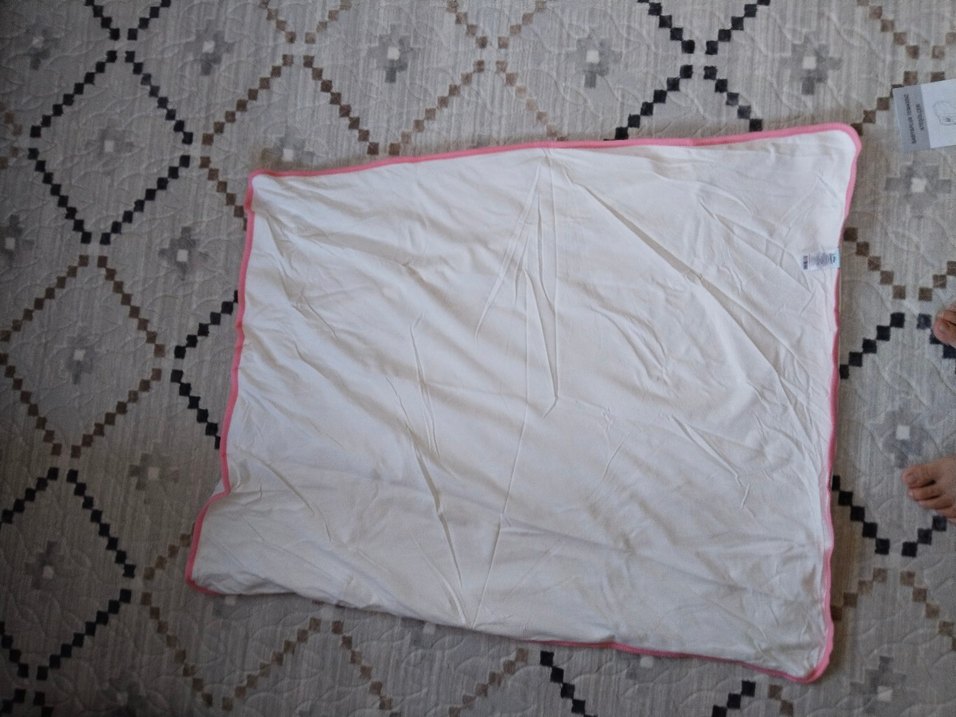 Nakışlı Beyaz Çocuk Battaniyesi yeni ebebebek marka - Görsel 3