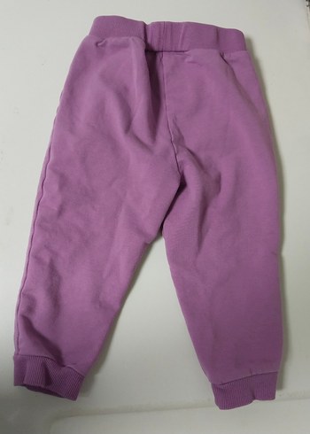 Mor Nakışlı Fırfırlı Kız Eşofman Altı civil marka - Görsel 3