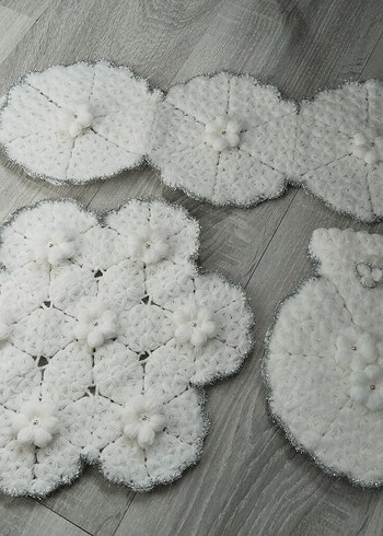 Beyaz El işi lif  Seti - Görsel 3