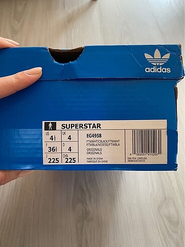 36 Beden Adidas Süperstar ORJİNAL ÜRÜN