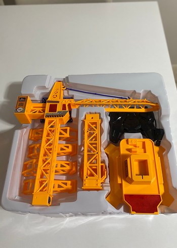 Kumandalı Işıklı Oyuncak Vinç İnşaat Temalı Doğum Günü - Görsel 3