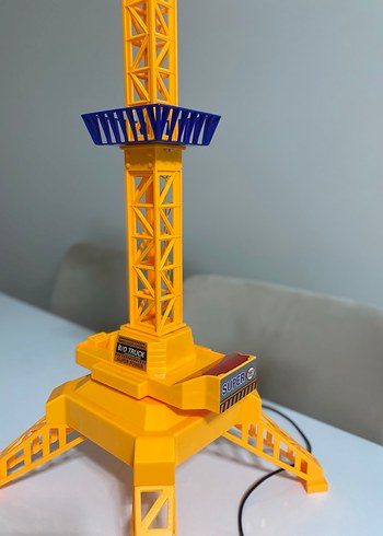 Kumandalı Işıklı Oyuncak Vinç İnşaat Temalı Doğum Günü - Görsel 7