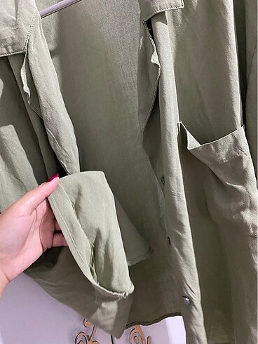 xl Beden Yeşil colins gömlek