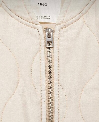 Mango Mango Kapitone Bomber Ceket