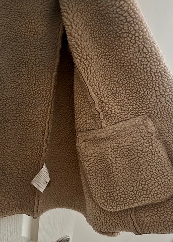 Kürk Detaylı Kadın Kahverengi Süet Ceket - Görsel 10