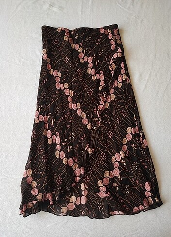 Vintage Zara Çiçek Desenli Etek