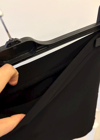 Siyah Düz Mini Etek - Görsel 4