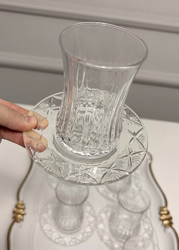 6lı  Kristal Çay Seti - Görsel 6