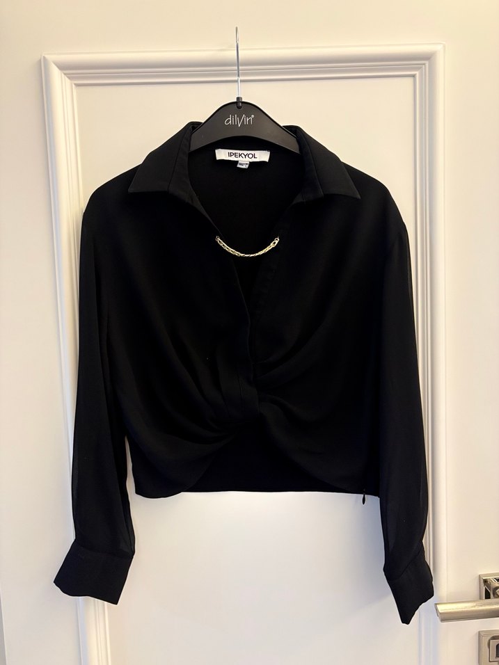 Zincir Detaylı İPEKYOL GÖMLEK - Görsel 3