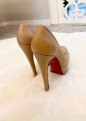 37 Beden camel Renk Bej Deri platform Topuklu Kadın Ayakkabı