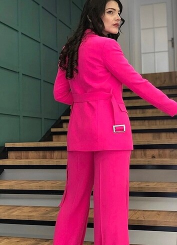 s Beden pembe Renk AYHAN MARKA BLAZER ÇEKER