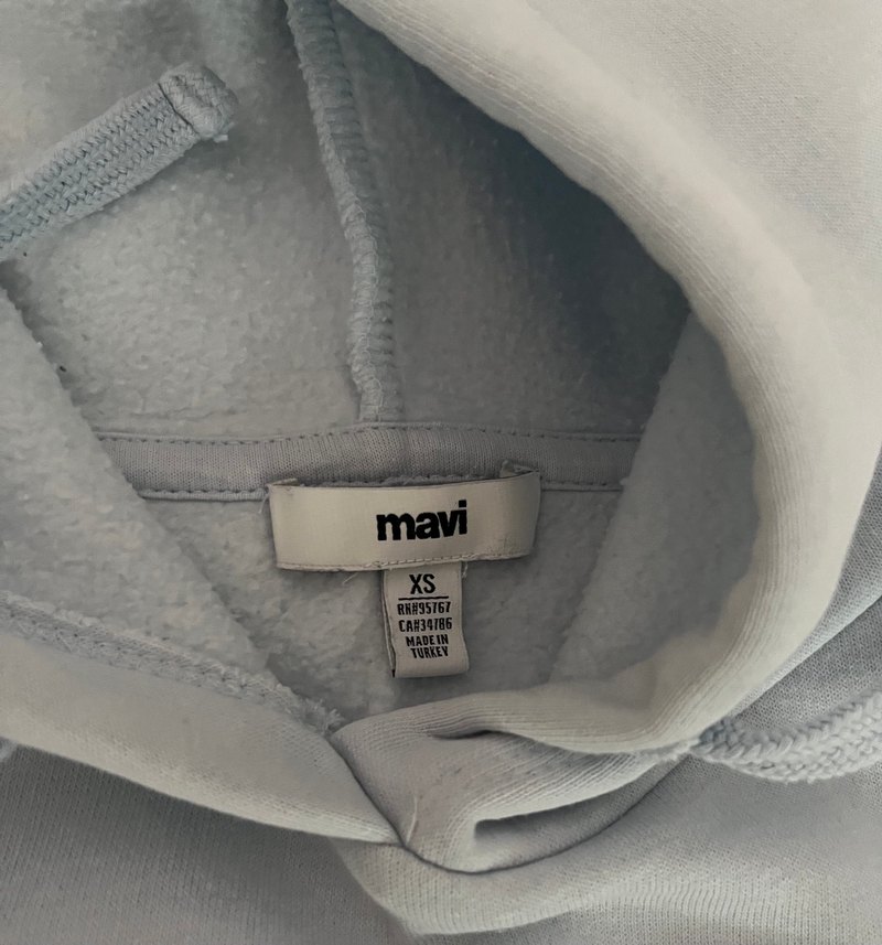 Mavi kadın orijinal Sweatshirt - Görsel 5