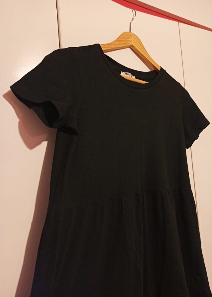 Mudo siyah dizde elbise - Görsel 4