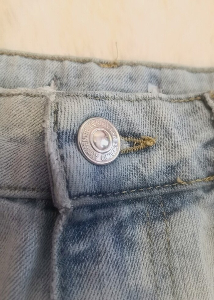 Defacto kadın kot şort - Görsel 3