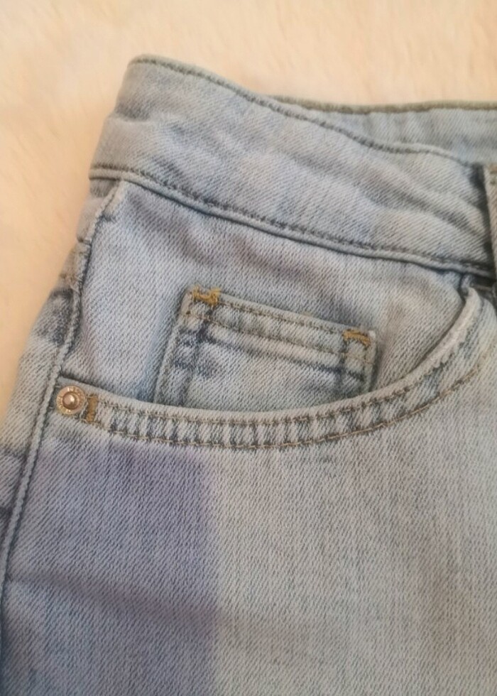 Defacto kadın kot şort - Görsel 4