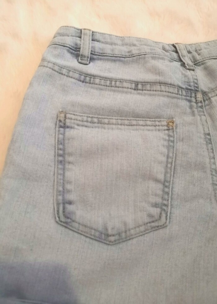 Defacto kadın kot şort - Görsel 5