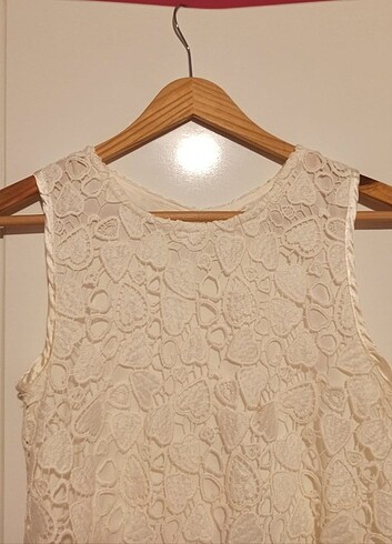 9 Yaş Beden H&M Kız çocuk beyaz elbise
