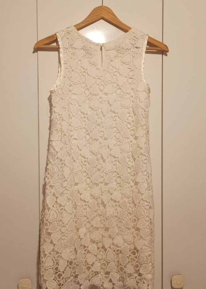 H&M Kız çocuk beyaz elbise - Görsel 2