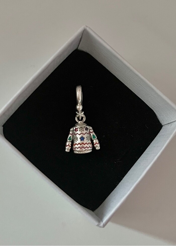 Pandora orijinal gümüş charm - Görsel 4