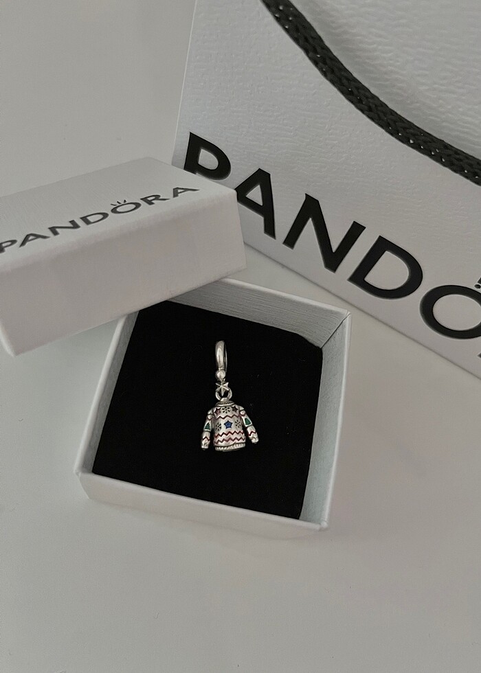 Pandora orijinal gümüş charm - Görsel 2