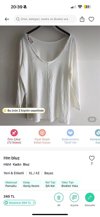 H&M Hm bluz
