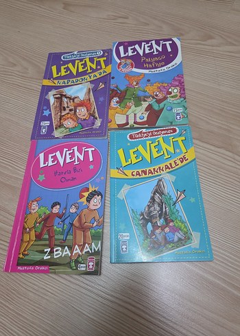Levent Çocuk Kitapları Seti - 4 Kitap