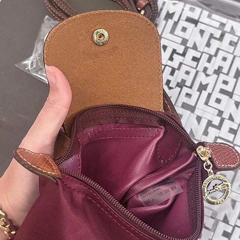Beden bordo Renk Longchamp pouch model