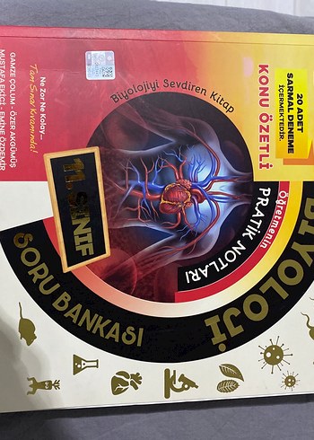 11. Sınıf Biyoloji Konu Özetli Soru Bankası ayt