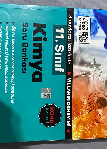 11. Sınıf Kimya Soru Bankası Konu Özetli ayt