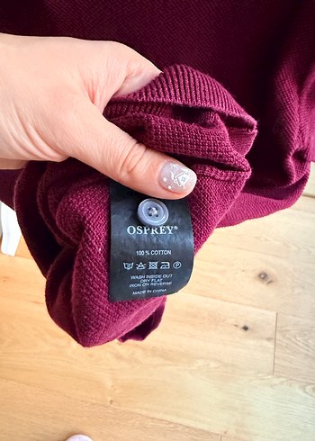 Bordo Düğmeli Erkek Polo Tişört - Görsel 3