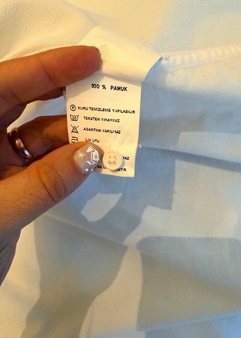 Vakkorama Erkek Beyaz V Yakalı Örgü Kısa Kollu Tişört - Görsel 6