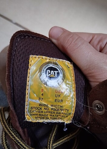37 Beden camel Renk Cat marka ayakkabı 37 numara orjınal