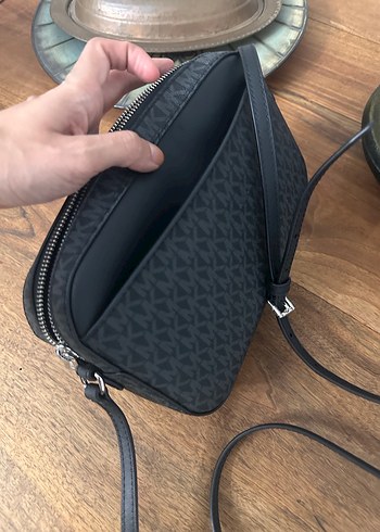 Beden siyah Renk Zincir Detaylı Siyah Michael Kors Çapraz Çanta