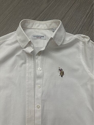 U.S Polo Assn. Us polo beyaz gömlek