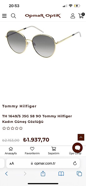 Tommy hilfiger güneş gözlüğü