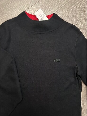 36 Beden siyah Renk Lacoste triko elbise satıldı