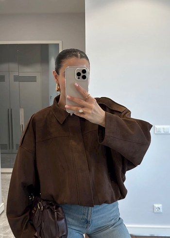 Zara Zara süet bomber ceket