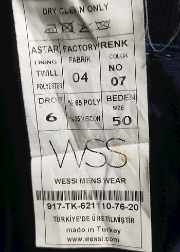 Erkek Koyu Mavi Düğmeli Ceket - Görsel 8