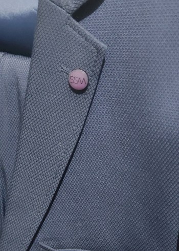 Erkek Koyu Mavi Düğmeli Ceket - Görsel 7