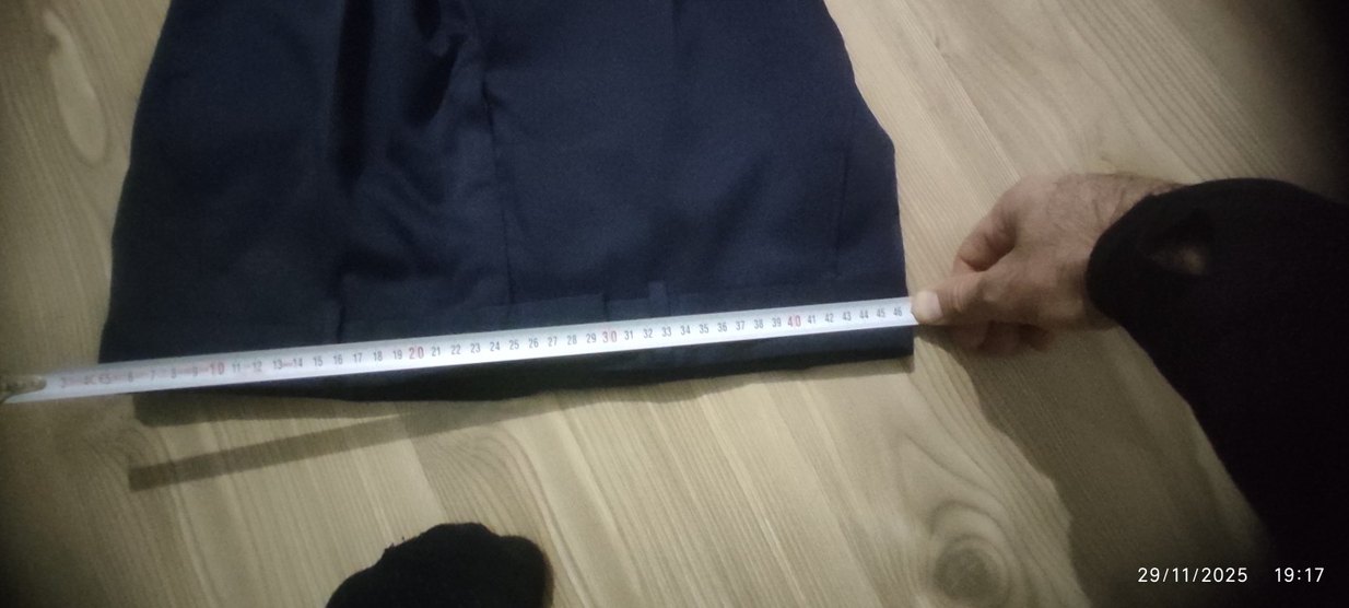 Erkek Koyu Mavi Düğmeli Ceket - Görsel 3