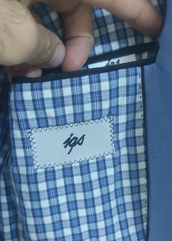 igs Mavi Erkek Takım Ceket, Normal Kesim, Düğmeli - Görsel 2