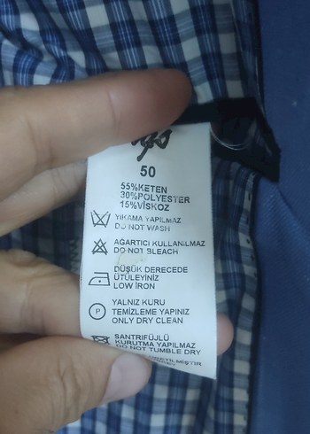 igs Mavi Erkek Takım Ceket, Normal Kesim, Düğmeli - Görsel 3