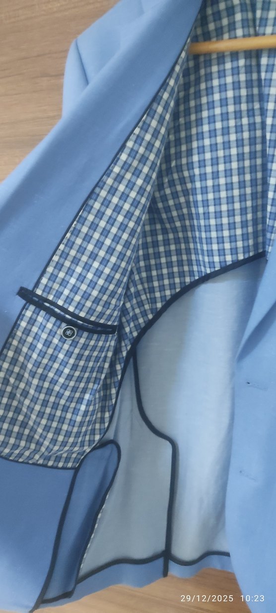 igs Mavi Erkek Takım Ceket, Normal Kesim, Düğmeli - Görsel 4