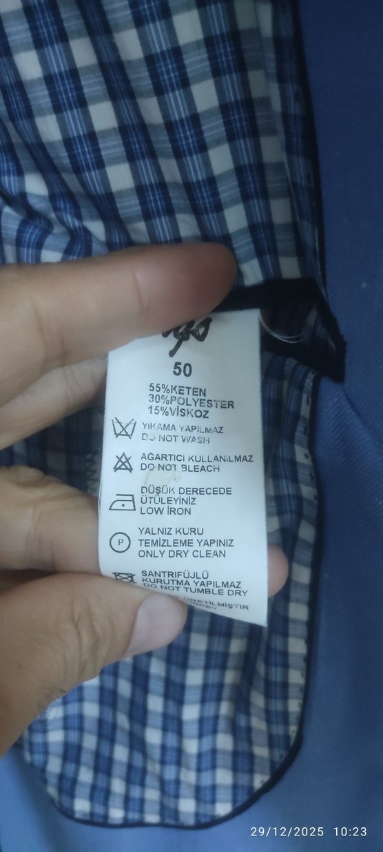 igs Mavi Erkek Takım Ceket, Normal Kesim, Düğmeli - Görsel 3