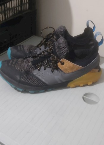 Gri Yılan Desenli Bağcıklı Basketbol yürüyüş Ayakkabısı - Görsel 2