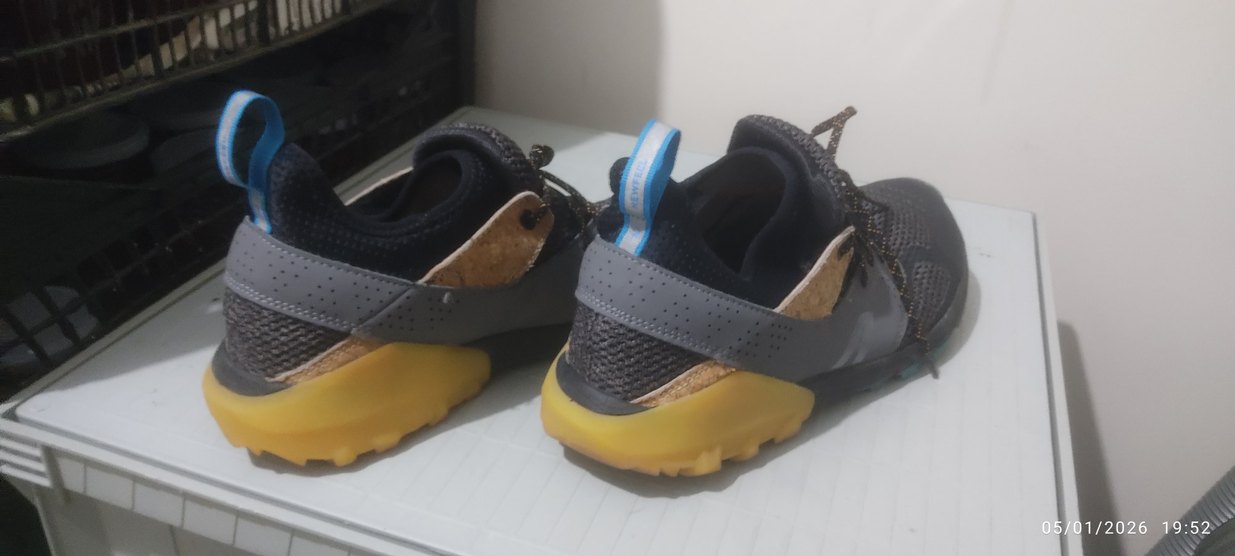 Gri Yılan Desenli Bağcıklı Basketbol yürüyüş Ayakkabısı - Görsel 4