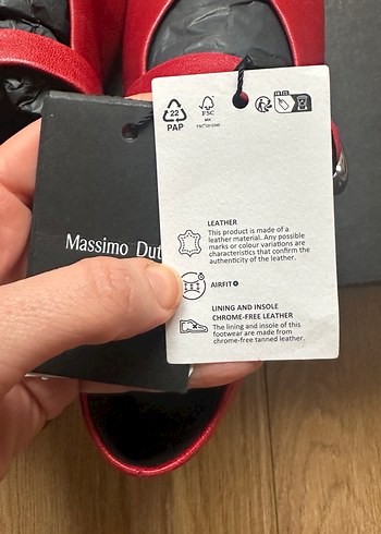 Massimo Dutti Kırmızı Ayakkabı - Görsel 5