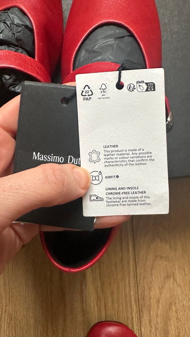 Massimo Dutti Kırmızı Ayakkabı - Görsel 5